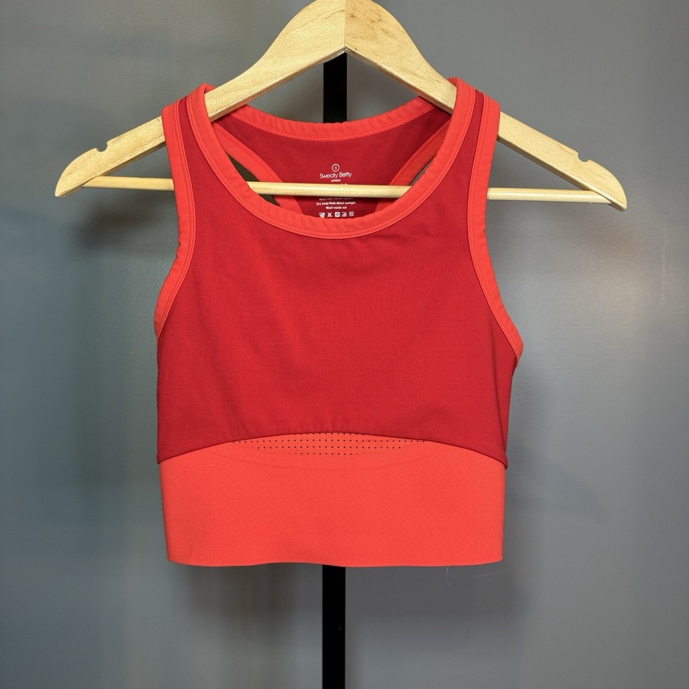 Sweaty Betty SB6417 Power Frame Workout Tank Sports Bra Size S - Picture 1 of 4